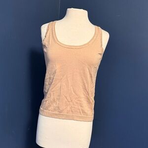 Banana Republic Tan Scoop Tank Top